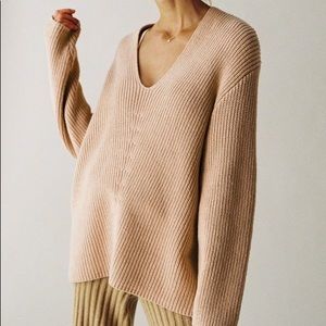 Urban Outfitters Oversized Cozy V Neck Sweater